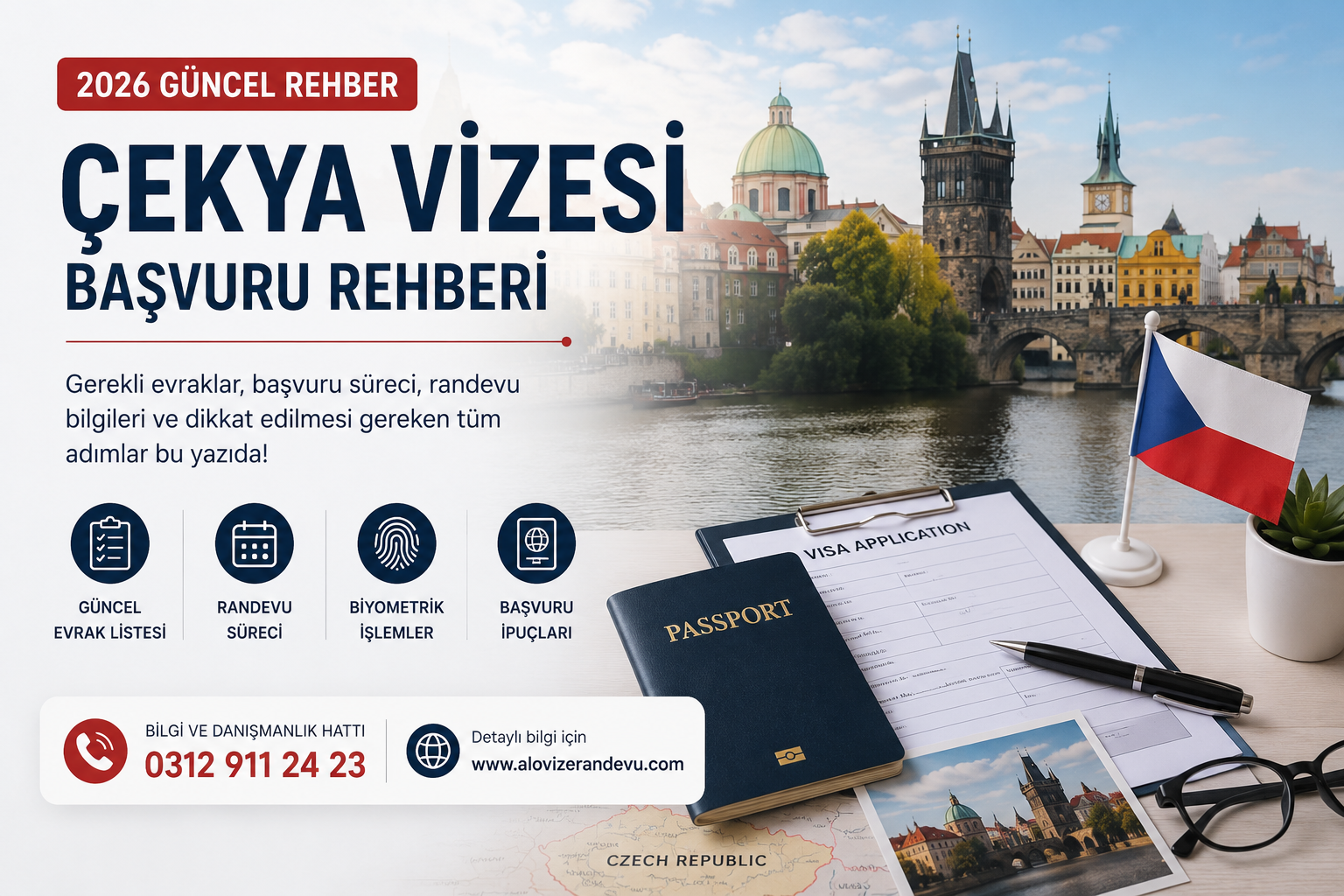 Çekya Vize Başvurusu: Schengen Standartlarında Kusursuz Dosya Hazırlama Rehberi