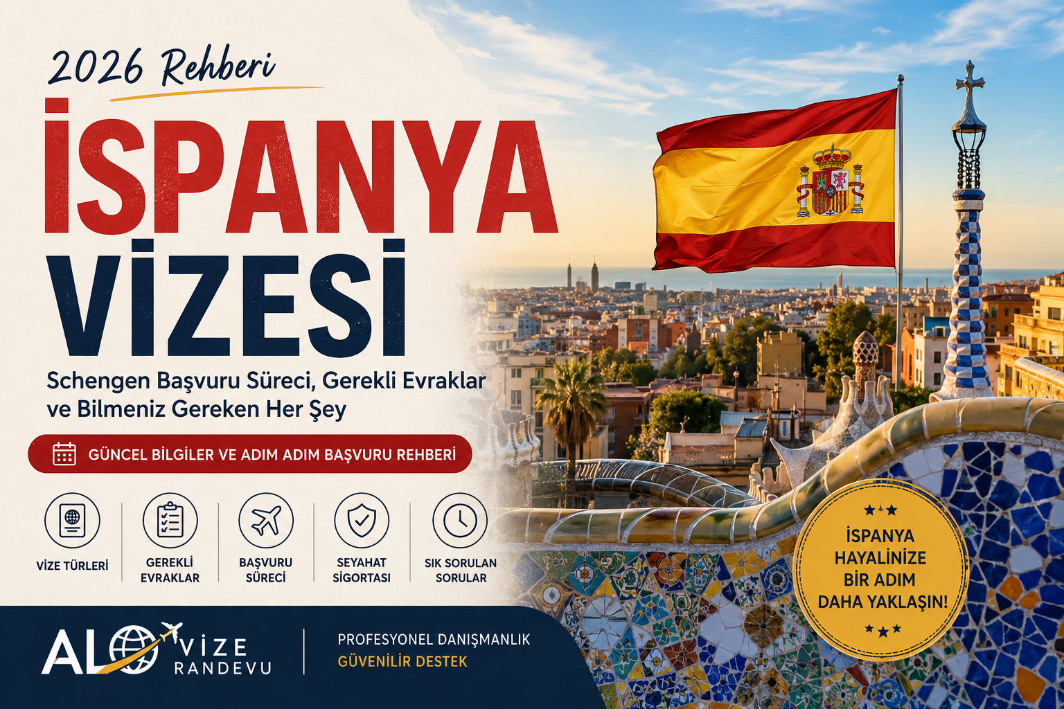 İspanya Vizesi 2026 Rehberi: Schengen Başvuru Süreci, Gerekli Evraklar ve Bilmeniz Gereken Her Şey