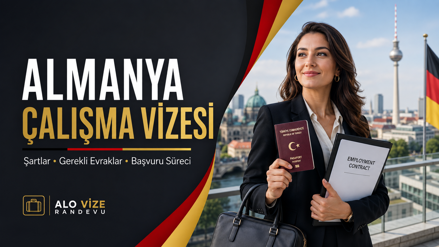 Almanya Çalışma Vizesi Nasıl Alınır? Şartlar ve Gerekli Evraklar