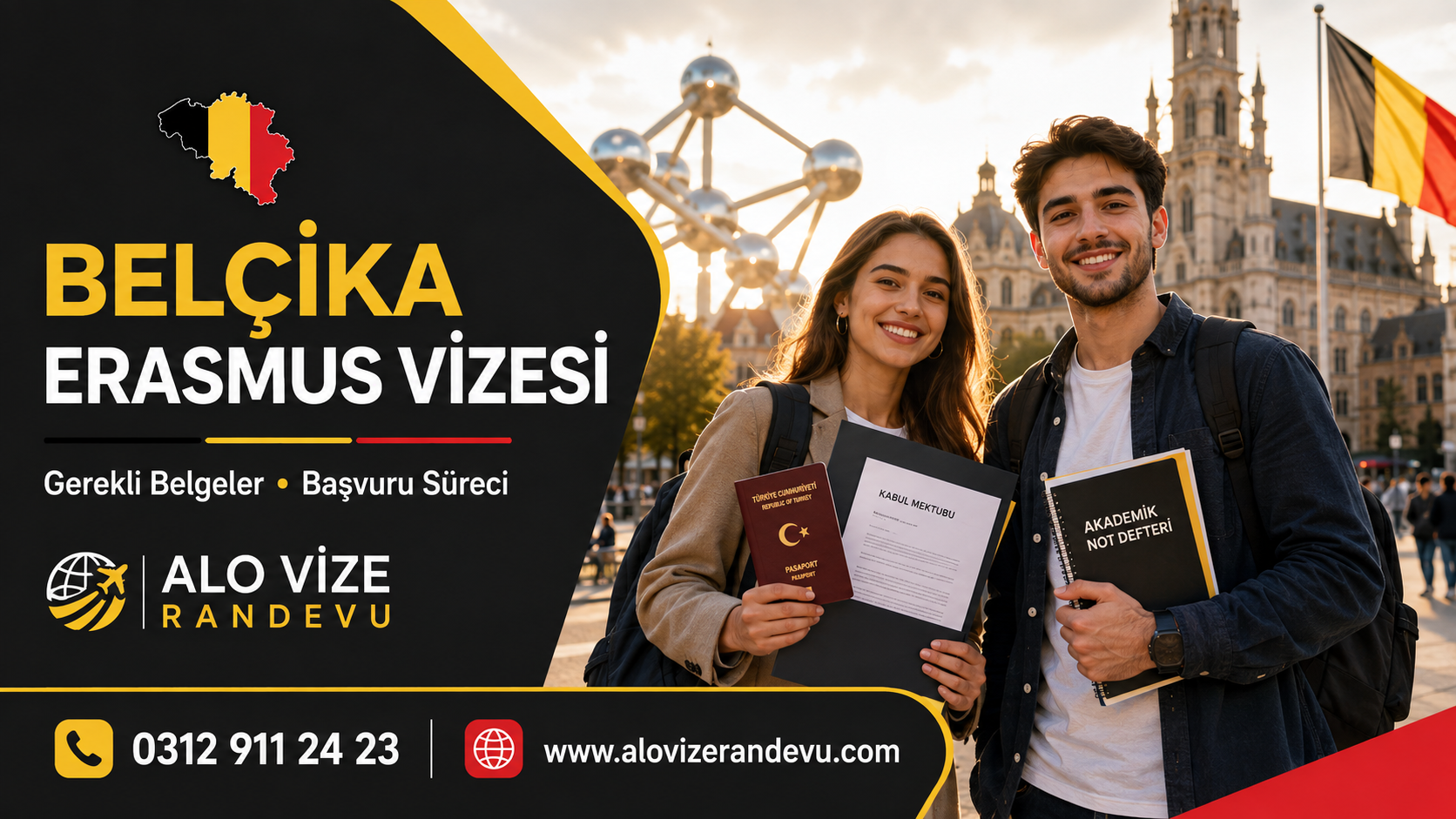 Belçika Erasmus Vizesi Nasıl Alınır? Gerekli Belgeler ve Başvuru Süreci