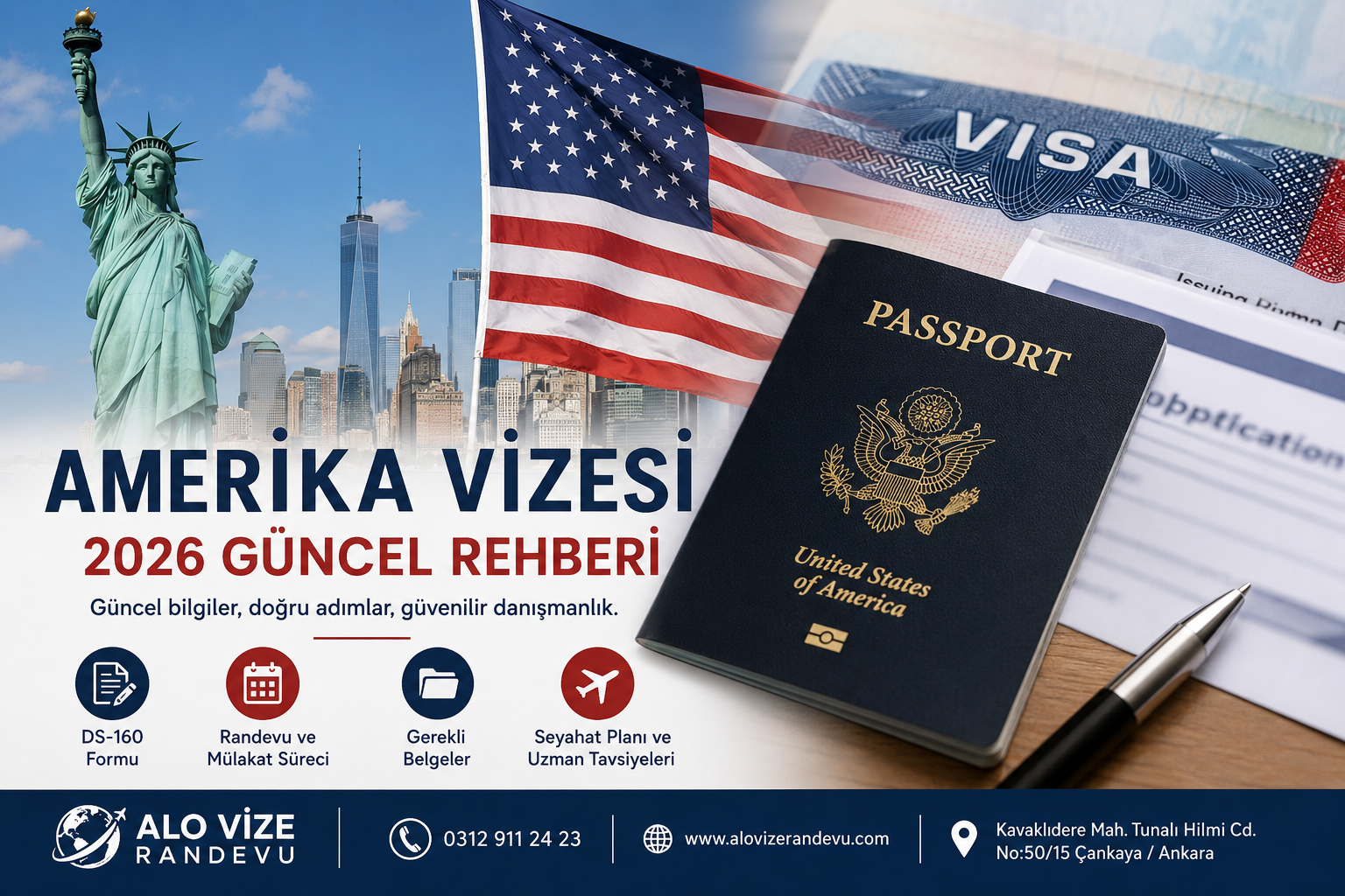 ABD Vize Başvuru Dosyası Hazırlama: Hatalardan Kaçınma ve Başarı Stratejileri
