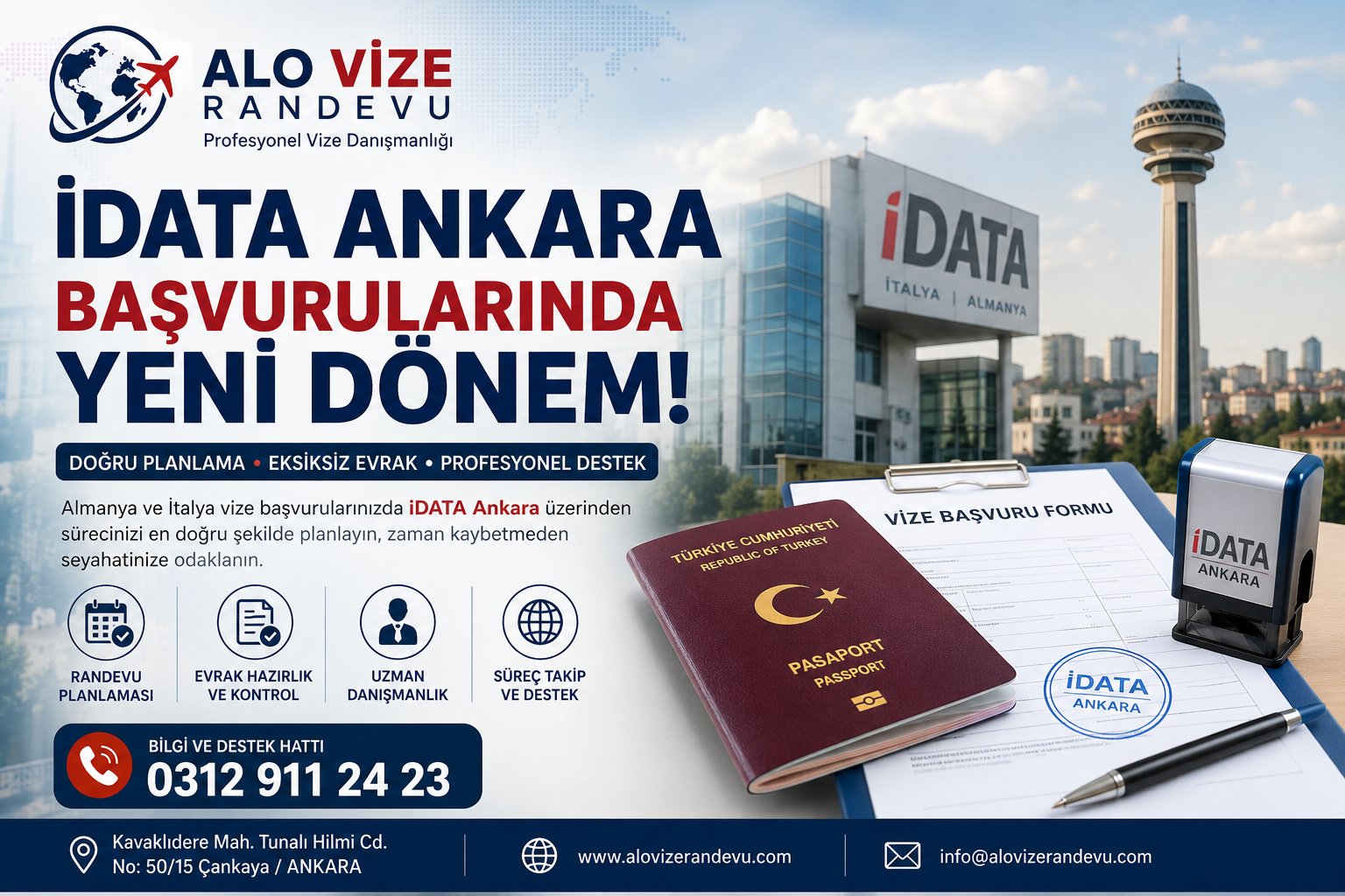 iDATA Ankara Başvurularında Yeni Dönem: Doğru Planlama ve Eksiksiz Evrak Hazırlığı Vize Sürecinde Neden Bu Kadar Önemli?