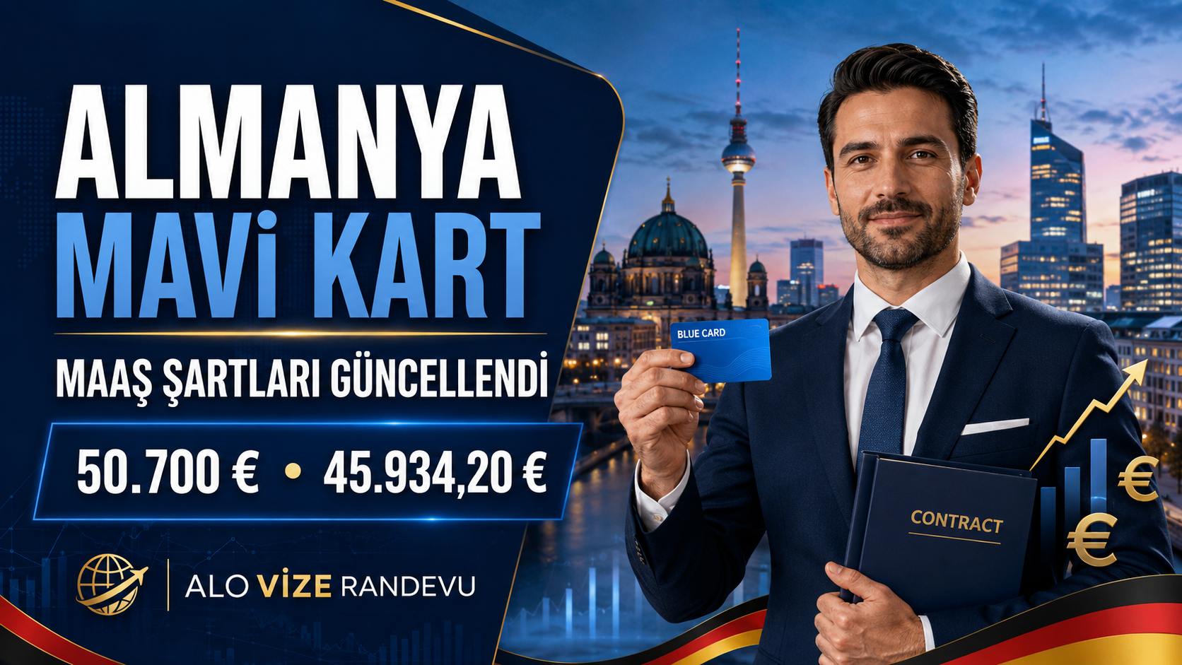 Almanya Mavi Kart Maaş Şartları Güncellendi: Kimler Başvurabilir?