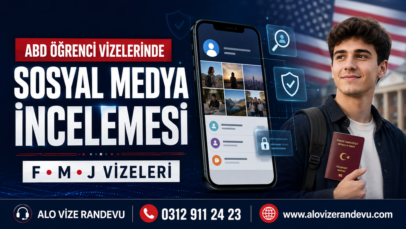 ABD Öğrenci Vizelerinde Sosyal Medya İncelemesi: F, M ve J Başvurularında Yeni Dönem