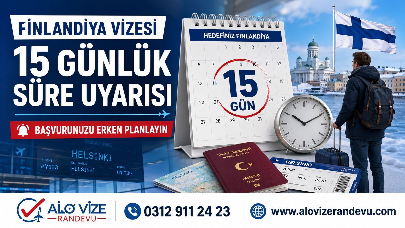 Finlandiya Vizesinde 15 Günlük Süre Uyarısı: Başvurular Ne Zaman Yapılmalı?