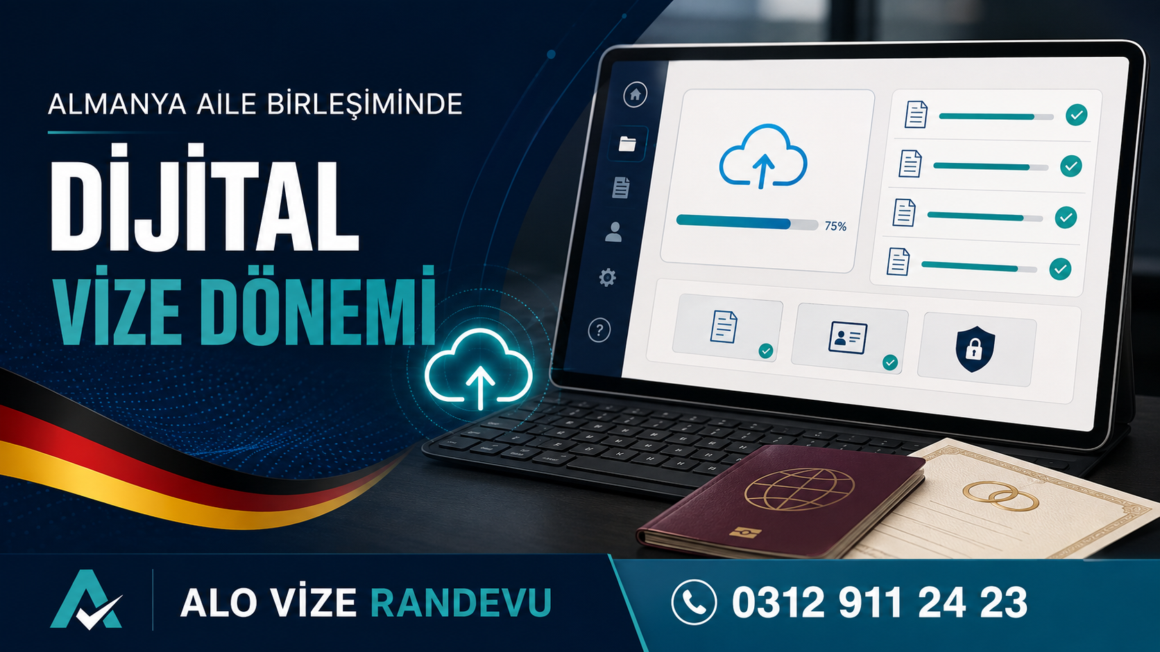 Almanya Aile Birleşimi Başvurularında Dijital Vize Dönemi