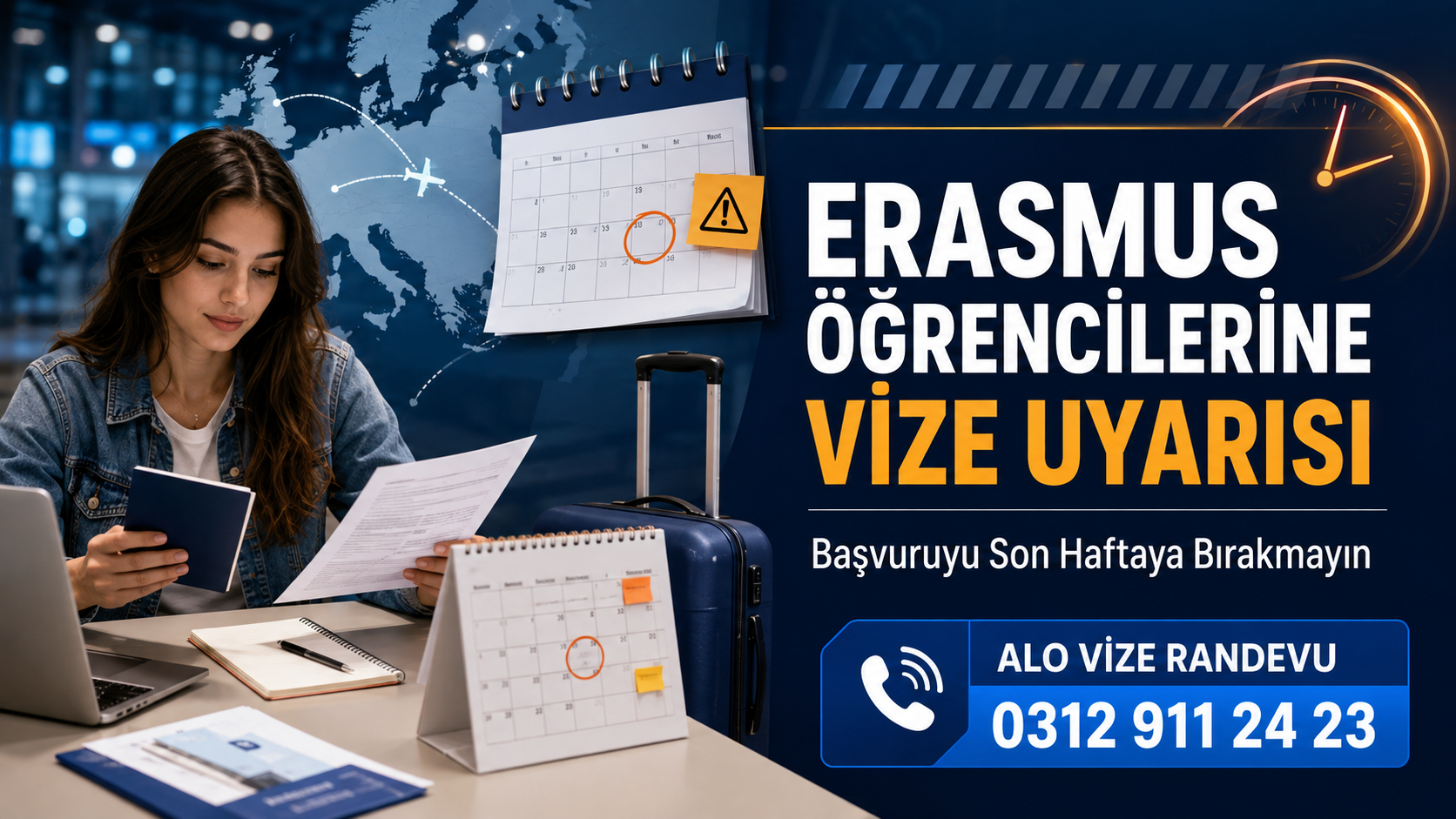 Erasmus Öğrencilerine Vize Uyarısı: Başvuru Hazırlığını Son Haftaya Bırakmayın